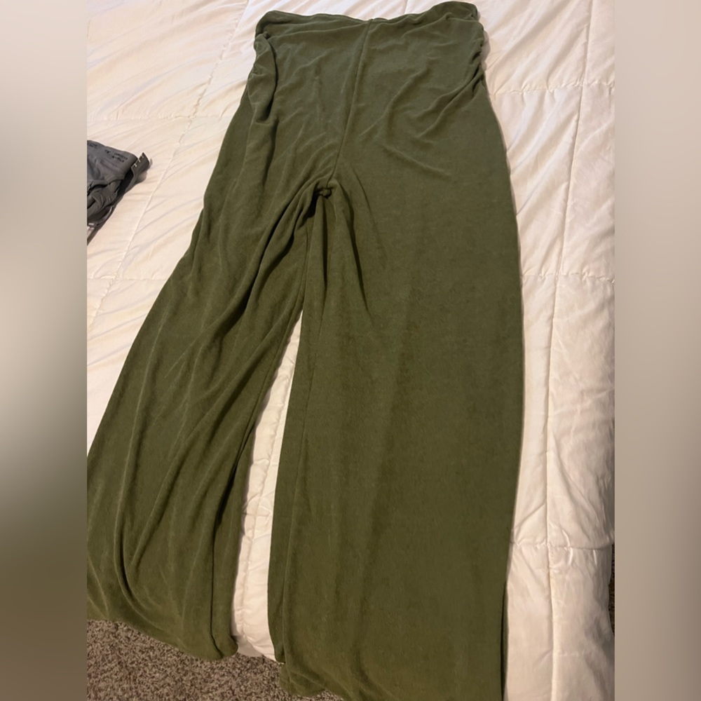 Maternity ruched bump trousers